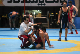 آخرین تمرین تیم ملی کشتی پیش از مسابقات جام جهانی آمریکا